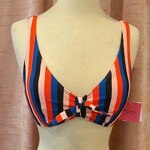 Kate Spade multi Cruise 2021 swim top szXS  NWT